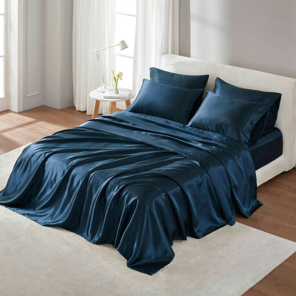 Madison Park Twin Satin Sheet Set: $20.99 Madison Park Twin Satin Sheet Set: $20.99