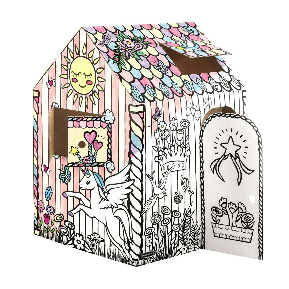 Bankers Box Unicorn Cardboard Playhouse: $43.99 Bankers Box Unicorn Cardboard Playhouse: $43.99