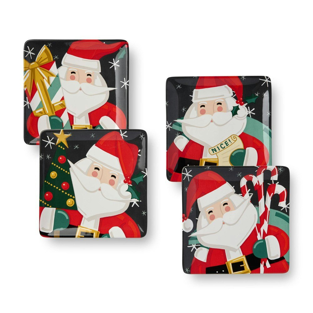 Certified International Christmas Whimsy Santa 8.5-Inch Dessert Plate 4-Pack: $55.99 Certified International Christmas Whimsy Santa 8.5-Inch Dessert Plate 4-Pack: $55.99