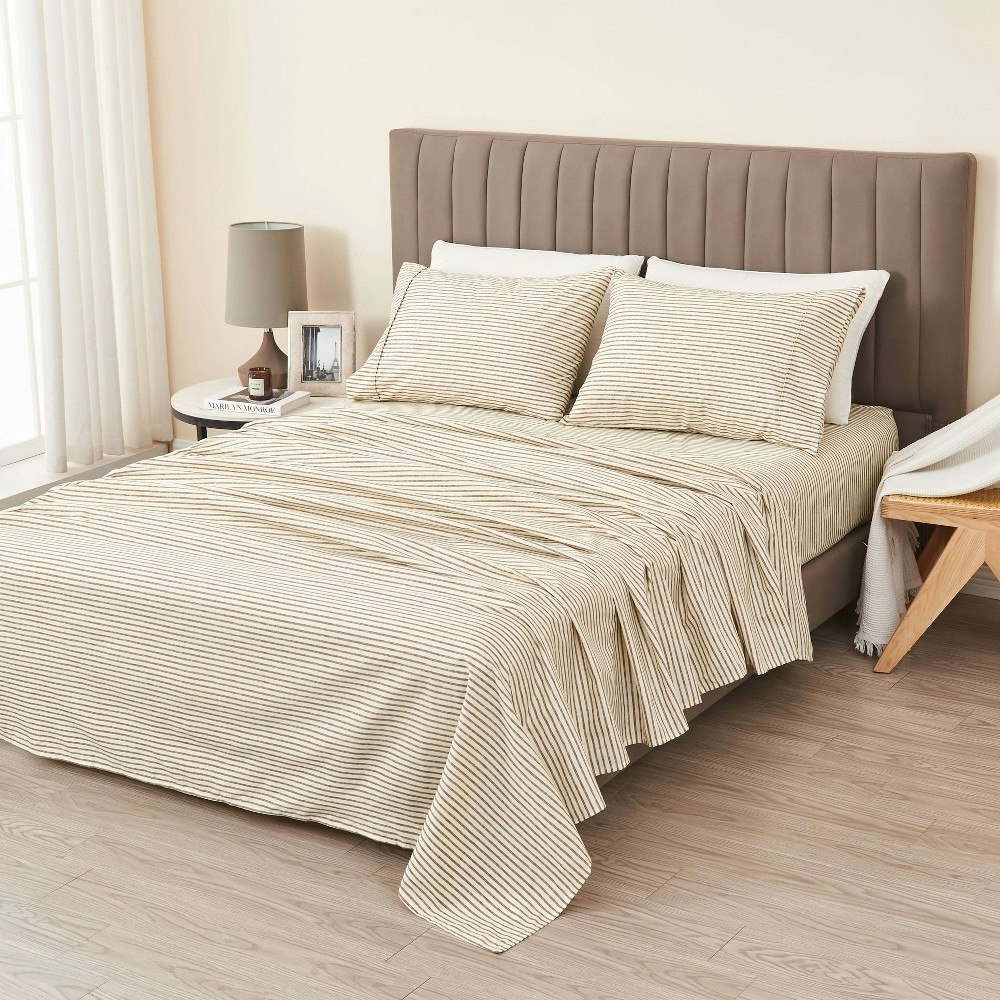 Isla Jade Twin Microfiber Striped Sheet Set: $32.99 Isla Jade Twin Microfiber Striped Sheet Set: $32.99