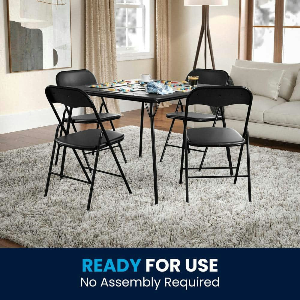Madison 33-inch 5-Piece Folding Card Table and Chair Set: $150.40
