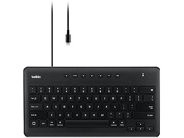 Belkin Wired Secure Keyboard for iPad with Lightning Connector: $31.81 Belkin Wired Secure Keyboard for iPad with Lightning Connector: $31.81
