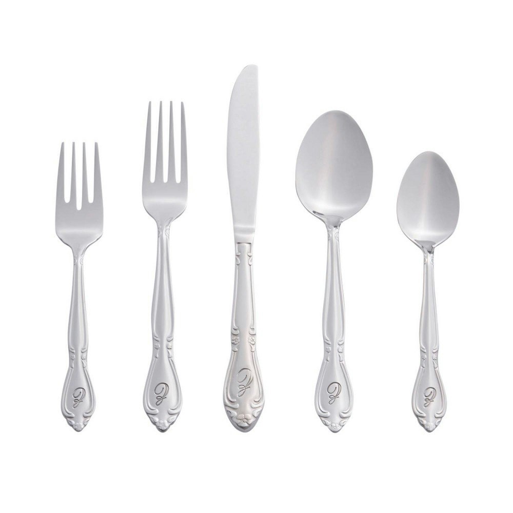 RiverRidge Rose 46-Piece Stainless Steel Flatware Set: $47.99 RiverRidge Rose 46-Piece Stainless Steel Flatware Set: $47.99