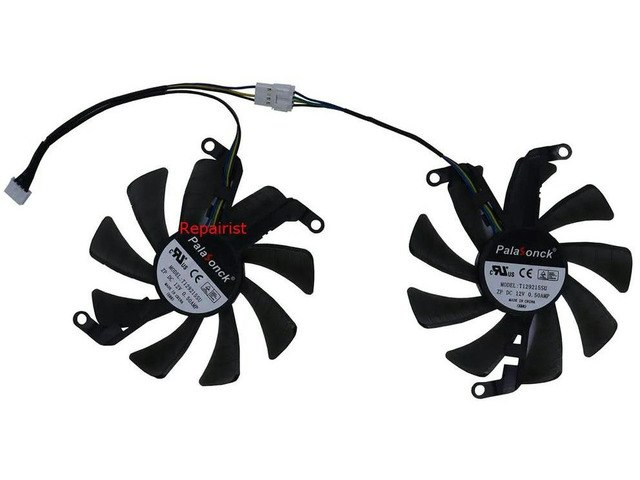 T129215SU 12V 4-Pin Graphics Card Cooling Fan 2-Pack: $29.98 T129215SU 12V 4-Pin Graphics Card Cooling Fan 2-Pack: $29.98