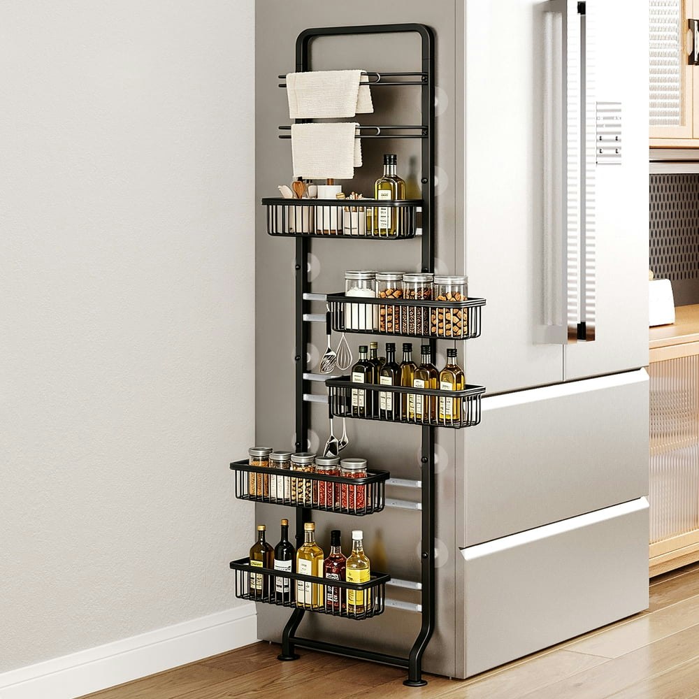 Cookcok 7-Tier Slim Refrigerator Side Storage Rack: $46.99 Cookcok 7-Tier Slim Refrigerator Side Storage Rack: $46.99