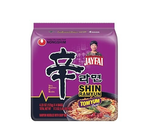Nongshim Shin Ramyun Tom Yum Jai Fai Instant Noodles 4-Pack: $5.54 Nongshim Shin Ramyun Tom Yum Jai Fai Instant Noodles 4-Pack: $5.54