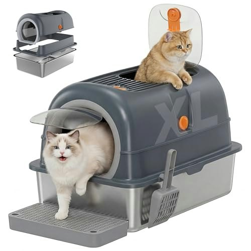 Olixis Stainless Steel Litter Box with Lid: $39.84 Olixis Stainless Steel Litter Box with Lid: $39.84