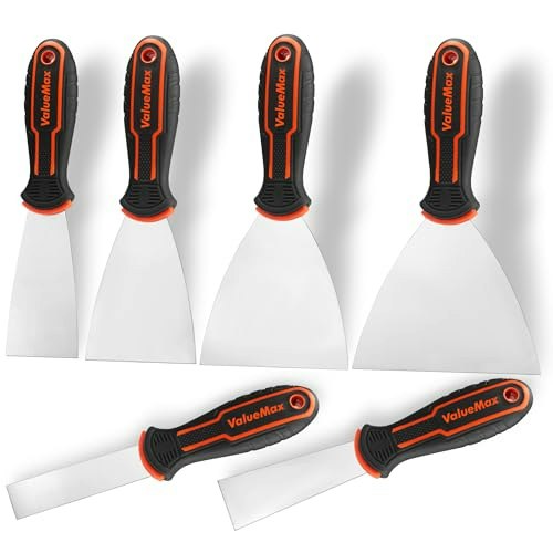Valuemax 6-Piece Stainless Steel Putty Knife Set: $7.80