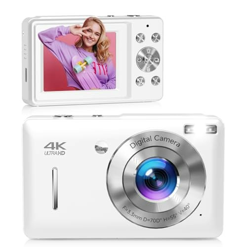 44MP 16X Zoom Digital Point and Shoot Camera: $26.02