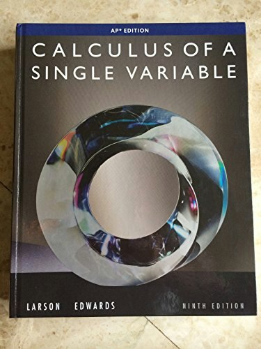 Calculus of a Single Variable 9th Edition: $32