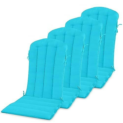 YEFU 19.7" x 18.9" Adirondack Chair Cushion 4-Pack: $130.39
