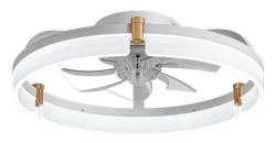 20" Low-Profile Ceiling Fan w/ Lights & Remote Control for $32 + free shipping w/ Prime