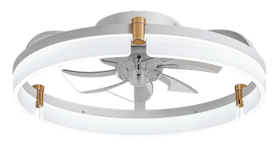 20" Low-Profile Ceiling Fan w/ Lights & Remote Control for $32 + free shipping w/ Prime