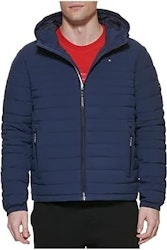 Tommy Hilfiger Men's Hooded Packable Jacket (M only) for $29 + free shipping w/ Prime