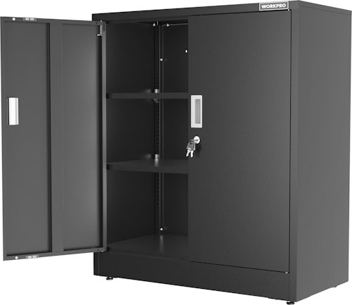 WorkPro Metal Storage Cabinet for $85 + free shipping