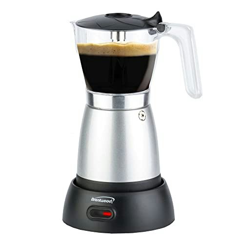 Brentwood 550-Watt Cordless Electric 6-Cup Moka Pot Espresso Maker: $35.79 Brentwood 550-Watt Cordless Electric 6-Cup Moka Pot Espresso Maker: $35.79