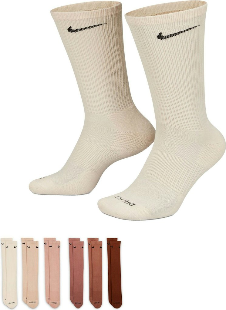 Nike Men's Dri-FIT Everyday Plus Cushioned Socks 6-Pack: $12