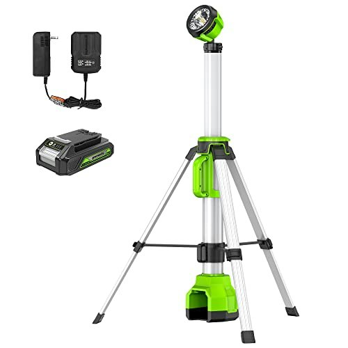 Greenworks 24V 2,200-Lumen 2-in-1 LED Work Light with Battery and Charger: $69.99 Greenworks 24V 2,200-Lumen 2-in-1 LED Work Light with Battery and Charger: $69.99