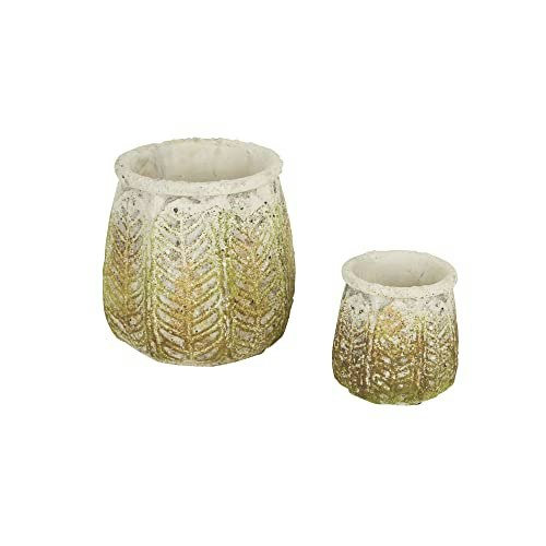 DII Distressed Cement Planter Pot 2-Piece Set: $28.99