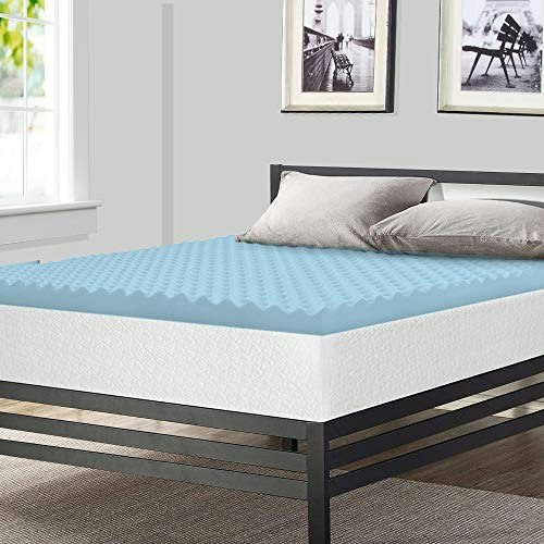 Treaton 2-Inch King Soft Foam Egg Crate Mattress Topper: $33.67