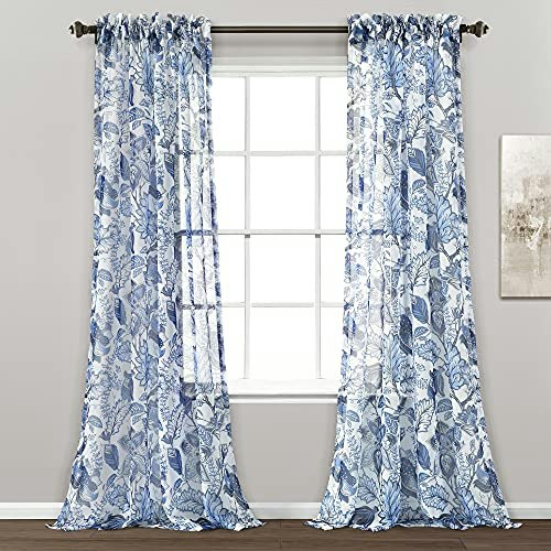 Lush Decor Cynthia Jacobean Sheer Window Curtain Panel 2-Pack: $23.74 Lush Decor Cynthia Jacobean Sheer Window Curtain Panel 2-Pack: $23.74