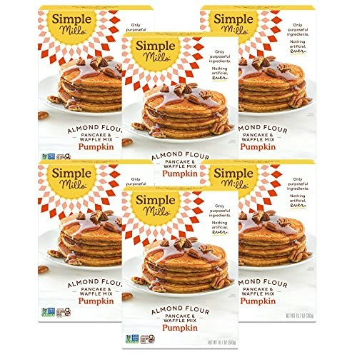 Simple Mills Pumpkin Almond Flour Pancake and Waffle Mix 6-Pack: $45.78 Simple Mills Pumpkin Almond Flour Pancake and Waffle Mix 6-Pack: $45.78