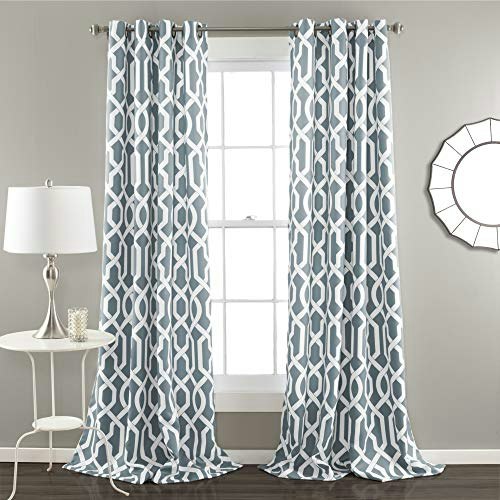 Lush Decor Edward Trellis Light Filtering Window Panels 2-Pack: $7.69