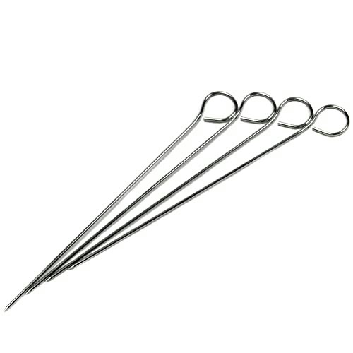 Chef Craft 9-inch Stainless Steel BBQ Skewers 4-Pack: $4.83