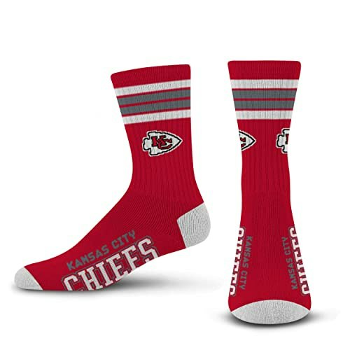 For Bare Feet Kansas City Chiefs 4-Stripe Deuce Crew Socks: $3.47 For Bare Feet Kansas City Chiefs 4-Stripe Deuce Crew Socks: $3.47