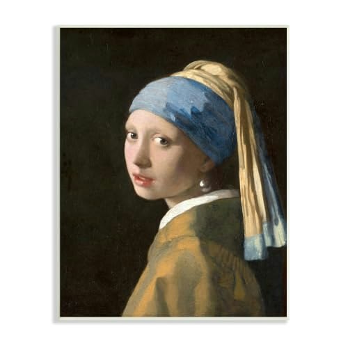 Vermeer Girl with a Pearl Earring 10" x 15" Mounted Wall Plaque: $19.80