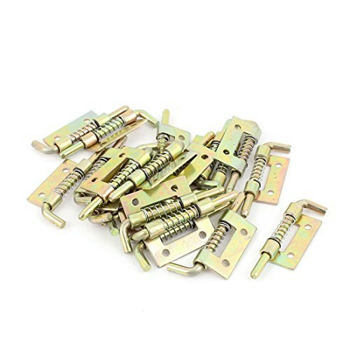 Uxcell 2-inch Spring-Loaded Metal Barrel Bolt Latch 20-Pack: $5.76 Uxcell 2-inch Spring-Loaded Metal Barrel Bolt Latch 20-Pack: $5.76
