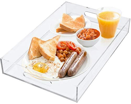 Estilo Acrylic Serving Tray with Handles: $19.74 Estilo Acrylic Serving Tray with Handles: $19.74