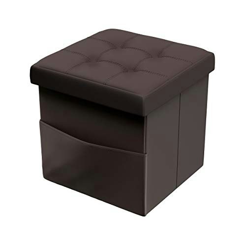 Lavish Home Foldable Storage Cube Ottoman: $22.82 Lavish Home Foldable Storage Cube Ottoman: $22.82