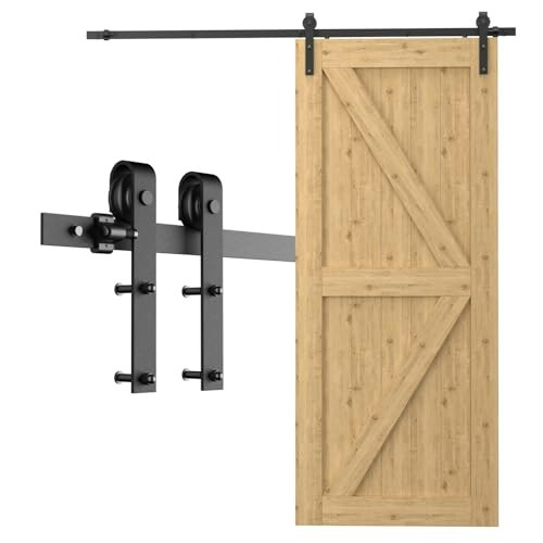 CCJH 4-Foot Sliding Barn Door Hardware Kit: $36.79 CCJH 4-Foot Sliding Barn Door Hardware Kit: $36.79