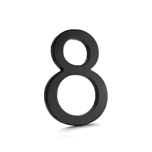 Montague Metal Products 4-Inch Solid Aluminum Floating House Number: $10.21 Montague Metal Products 4-Inch Solid Aluminum Floating House Number: $10.21