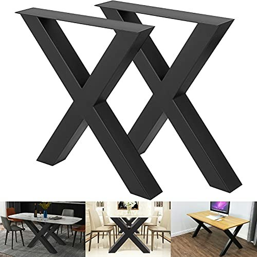 Vevor 28x31-Inch Steel X-Frame Table Legs 2-Pack: $108.90 Vevor 28x31-Inch Steel X-Frame Table Legs 2-Pack: $108.90