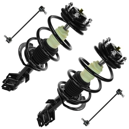 TRQ Front Suspension Strut and Coil Spring Assembly with Sway Bar Link: $166.45
