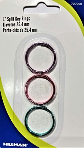 Hillman Colored Split Ring 3-Pack: $3.29 Hillman Colored Split Ring 3-Pack: $3.29