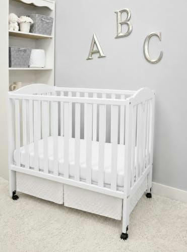 American Baby Company Heavenly Soft Minky Dot 3-Piece Mini Crib Bedding Set: $29.79