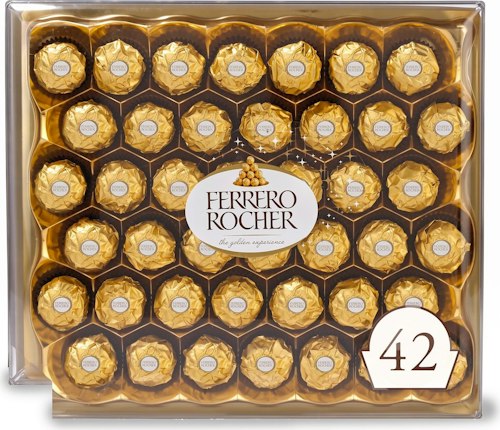 Ferrero Rocher 42-Piece Box for 2 for $21 + free shipping w/ Prime