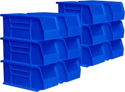 Akro-Mils AkroBins 11" x 5" x 5" Plastic Storage Bin 12-Pack for $31 + free shipping w/ Prime