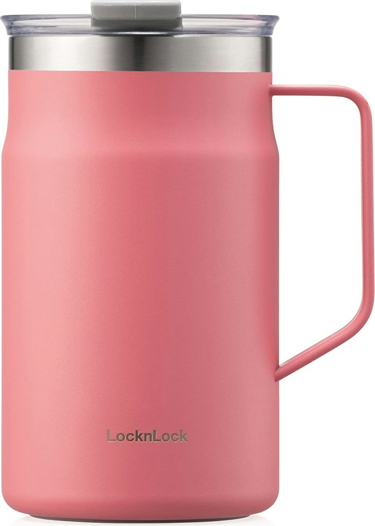 LocknLock Metro Mug 20-oz. Stainless Steel Insulated Mug: $11