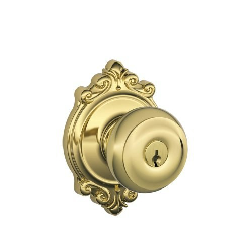 Schlage Georgian Keyed Entry Knob with Brookshire Trim: $43.07 Schlage Georgian Keyed Entry Knob with Brookshire Trim: $43.07