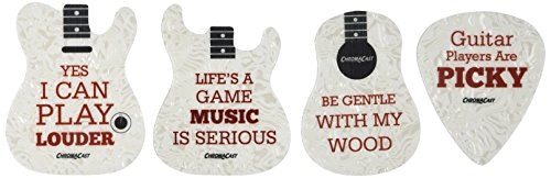 ChromaCast Guitar and Pick Shaped Drink Coasters 4-Pack: $8.20 ChromaCast Guitar and Pick Shaped Drink Coasters 4-Pack: $8.20