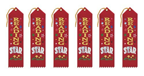 Beistle Reading Star Award Ribbons 6-Pack: $4.14 Beistle Reading Star Award Ribbons 6-Pack: $4.14