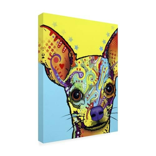 Dean Russo Chihuahua Wrapped Canvas Wall Art 35x47-inch: $80.52 Dean Russo Chihuahua Wrapped Canvas Wall Art 35x47-inch: $80.52