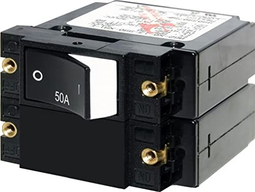 Blue Sea Systems A-Series 50A Double Pole Rocker Circuit Breaker: $53.32 Blue Sea Systems A-Series 50A Double Pole Rocker Circuit Breaker: $53.32