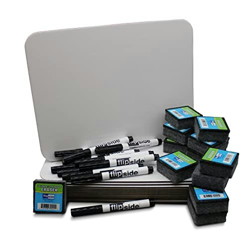 Flipside Products 9" x 12" Dry Erase White Boards 12-Pack: $21.73