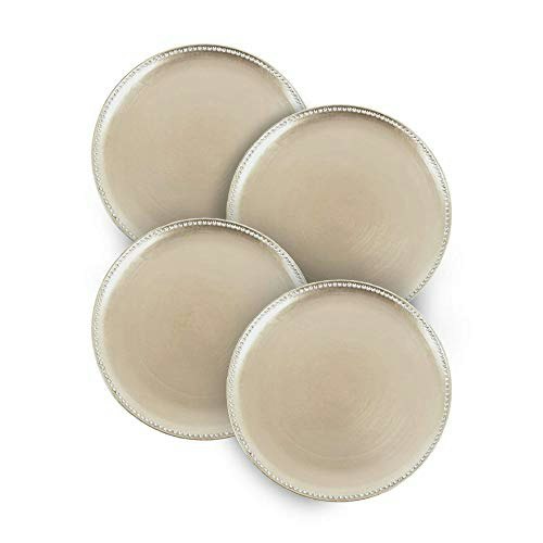 Saro Lifestyle Studded 13-Inch Charger Plate 4-Pack: $41.73 Saro Lifestyle Studded 13-Inch Charger Plate 4-Pack: $41.73