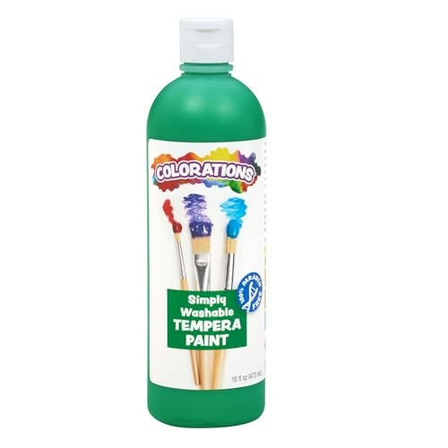 Colorations 16-fl oz Washable Tempera Paint: $8.42 Colorations 16-fl oz Washable Tempera Paint: $8.42